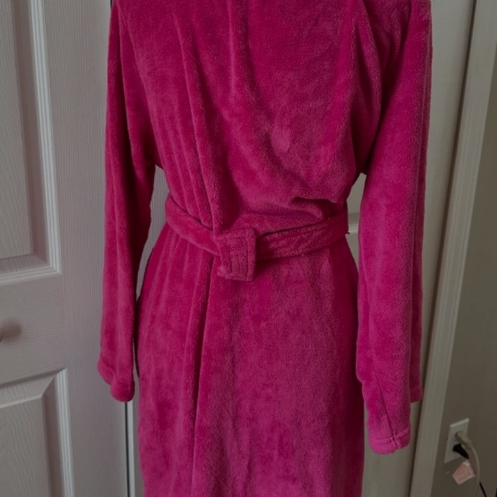 Hot Pink Sequin Robe - Picture 3 of 4